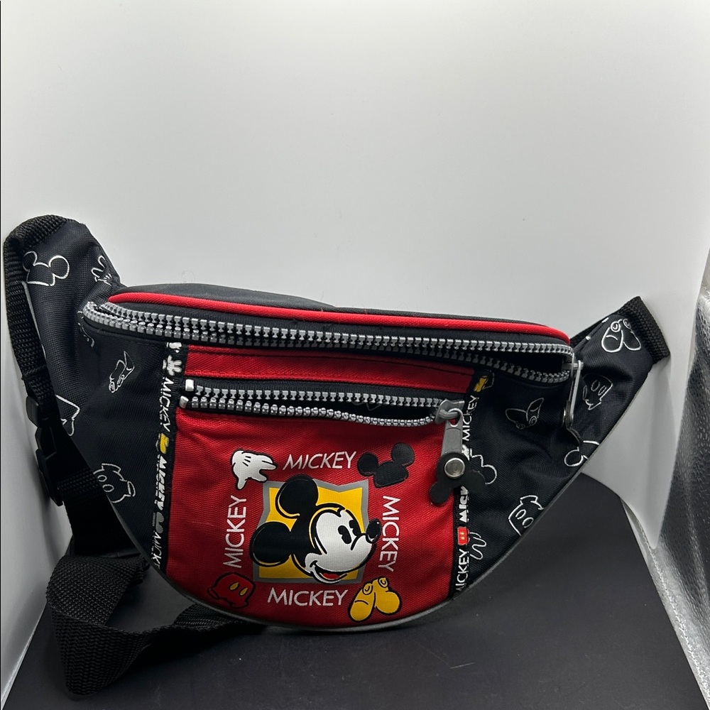 Disney Mickey Mouse Red and Black Belt Bag